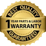 1 year warranty badge
